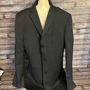Linea Uomo Classic Fit Blazer Sport Coat Jacket 42X Long wool